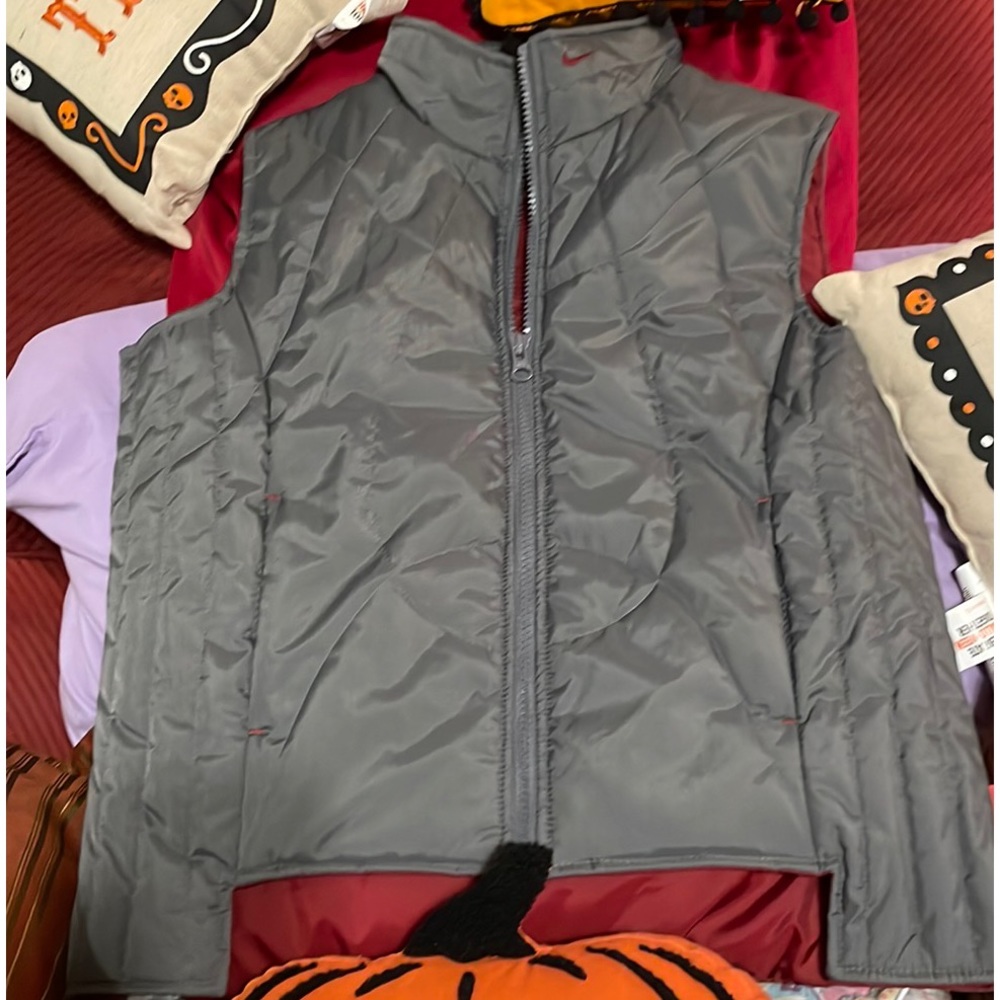 Nike Vest Never Worn in Gray and Rust.